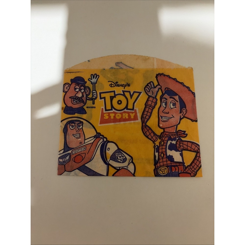 1996 Burger King Toy Story Small French Fry Paper Holder Vintage